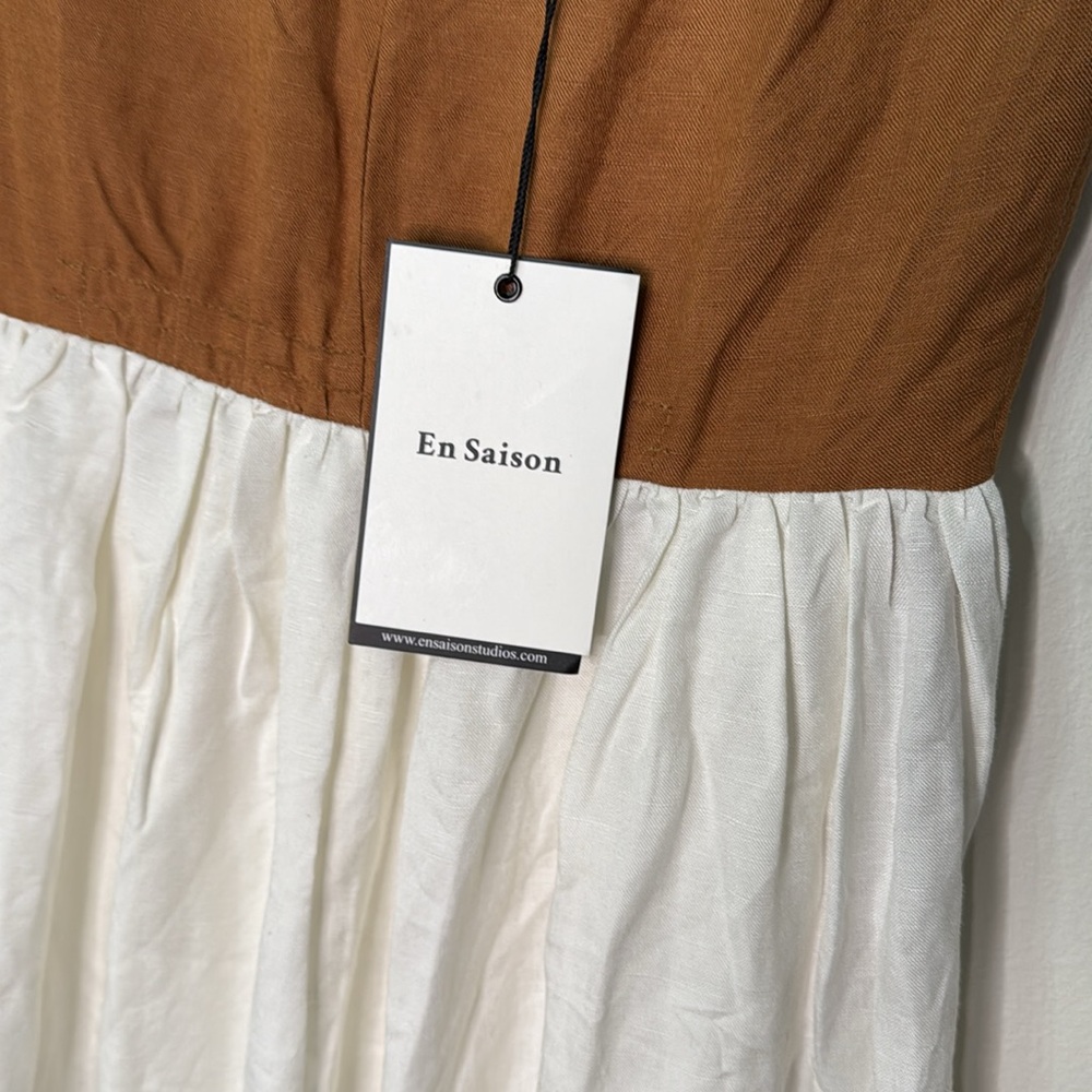 Anthropologie En Saison Palmero V Neck Maxi Dress - Picture 6 of 8